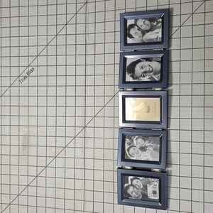 Fetco Beacon Hill Multi-Photo Frame in Blue, No Box